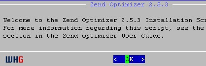 zend optimizer install step 1